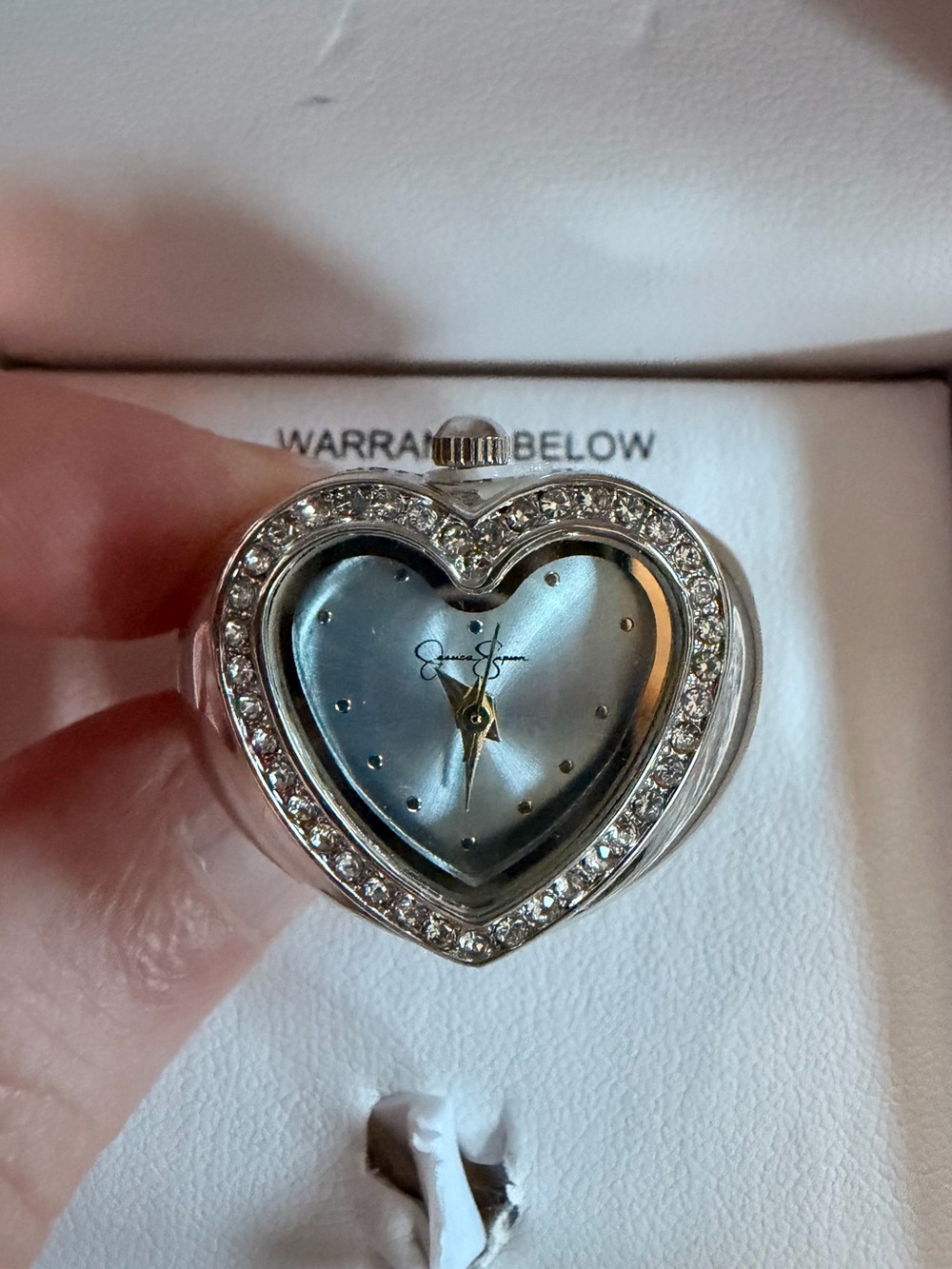 Heart Shaped Ring Watch